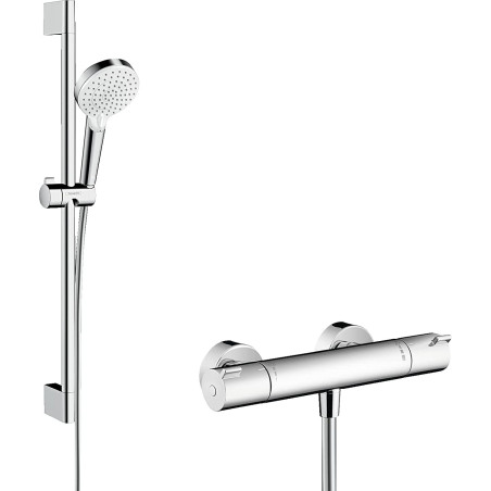 Termostata dušas jaucējkrāns ar 66,9 cm dušas statīvu HANSGROHE Crometta, 27812400
