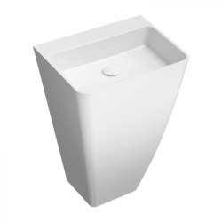 Uz grīdas stāvoša izlietne OMNIRES Parma UW Marble+ bez jaucējkrāna cauruma