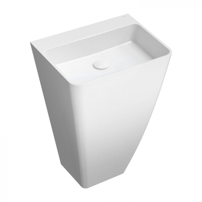 Floor-standing washbasin OMNIRES Parma UW Marble+ without a hole for the faucet
