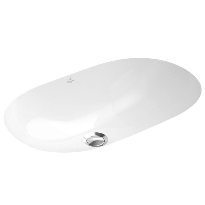 Under the countertop is installed washbasin VILLEROY & BOSH O.Novo 530 x 320, 41625001