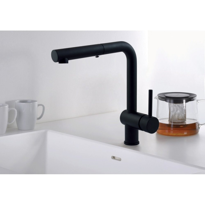 Kitchennis (sink) mixer PAFFONI Light, LIG285NO-MET