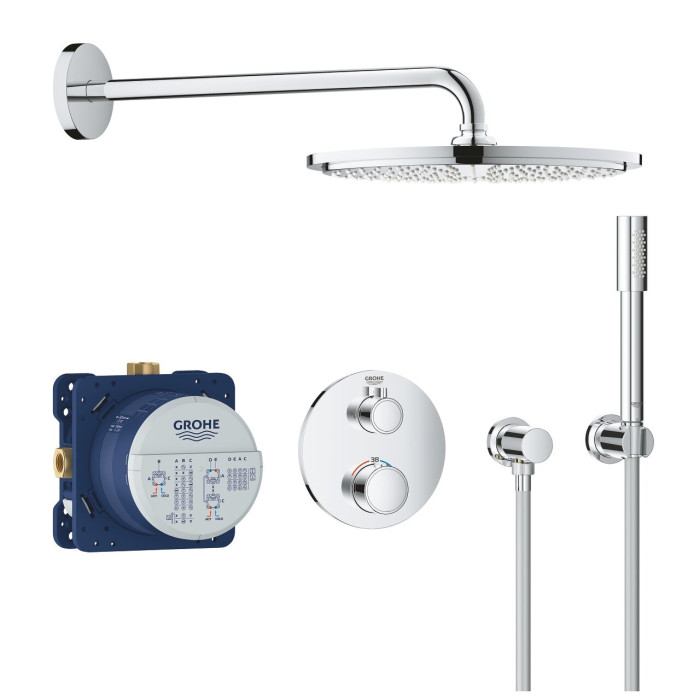 Potinkinis termostatinis dušo komplektai GROHE Grohtherm Rainshower Cosmopolitan 310, 34731000