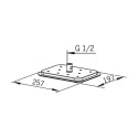 Pre-wall thermostatic shower set ORAS Optima, 7139