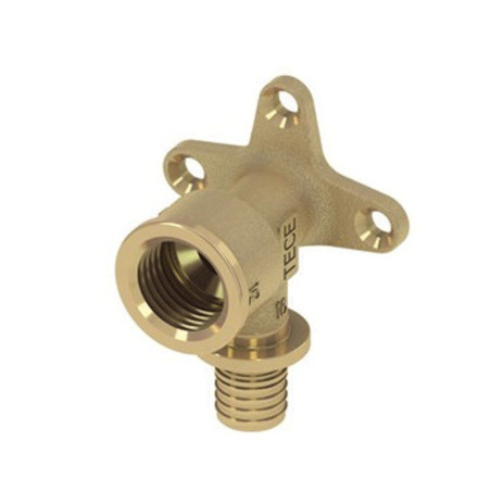 Instrumentālais elkoņu misiņš TECEflex 25 x 3/4"" vidū, 768526