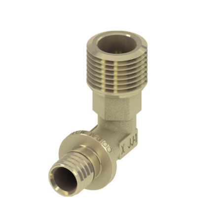 Elkoņu misiņš TECEflex 20 x 3/4"" ārpuse, 767501