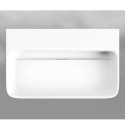 Встраиваемый умывальник PAA Quadro Silkstone, 700 x 430 мм, IQUAS/00