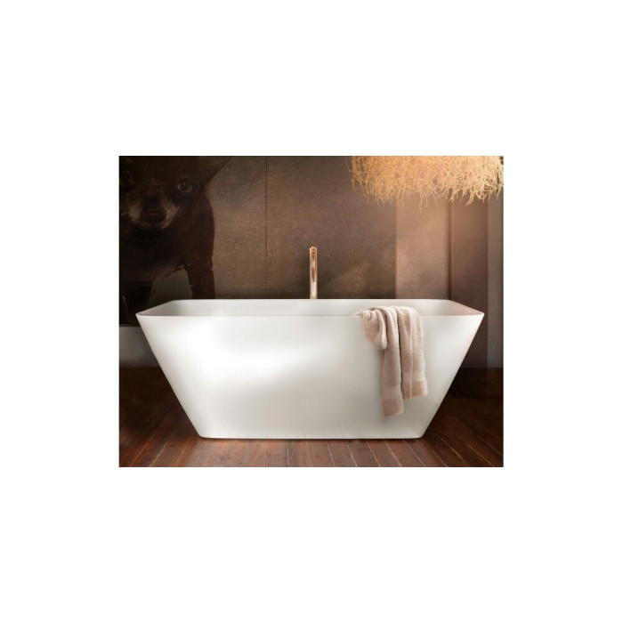 Akmens masės vonia PAA Quadro Silkstone, 700 x 1590 mm, VAQUABSS/00