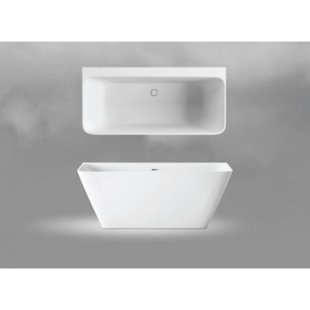 каменная ваннаTUB PAA Quadro Wall Silkstone, 750 x 1600 мм, VAQUAS/00