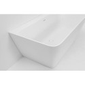 Stone bathTUB PAA Quadro Wall Silkstone, 750 x 1600 mm, VAQUAS/00