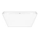 Akmens masės vonia PAA Quadro Wall Silkstone, 750 x 1600 mm, VAQUAS/00