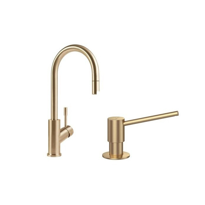 Maišytuvas plautuvei su muilo dozatoriais VILLEROY & BOCH Umbrella Flex, 92540003+92362003