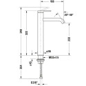 Faucet for washbasin DURAVIT C.1 XL, C11040002010