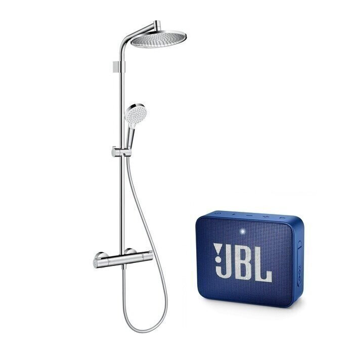Termostatinė lietaus dušo sistema HANSGROHE Crometta S 240 Varia 1jet, 26781000 + JBL dovana
