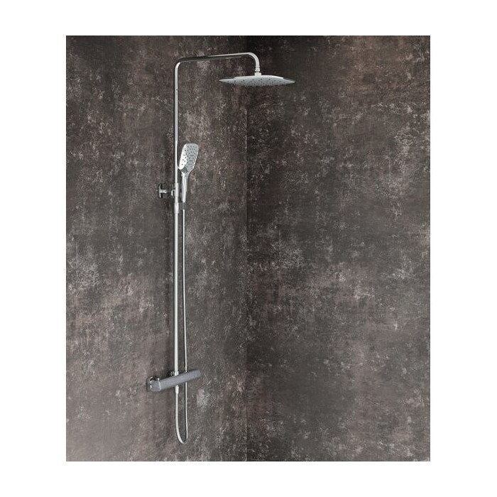 Shower stand RAVAK 10° Free with thermostatic faucet is a shower set X070141