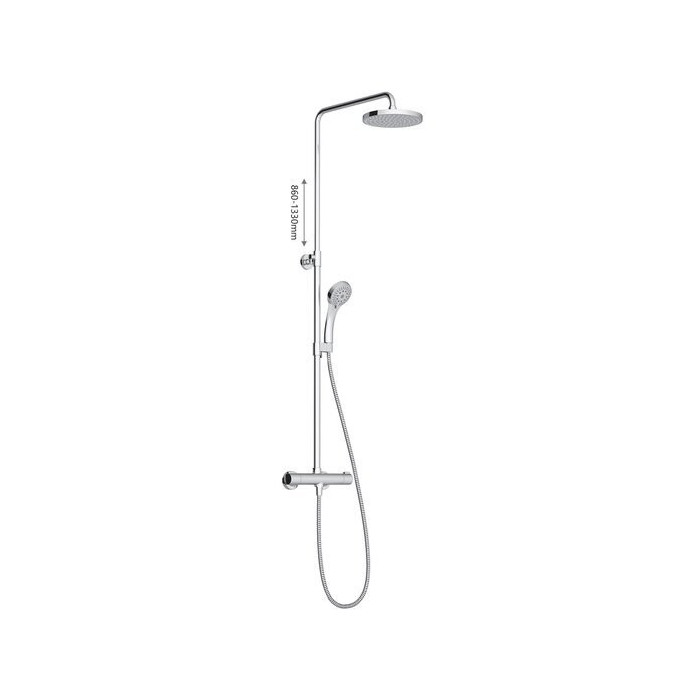 Shower stand RAVAK Transformer with thermostatic faucet is a shower kit X070058