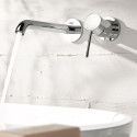 Valamu seina sisse seina kraan koos seina sisse paigaldatava osaga GROHE Essence 183 mm, 29192001+23571000