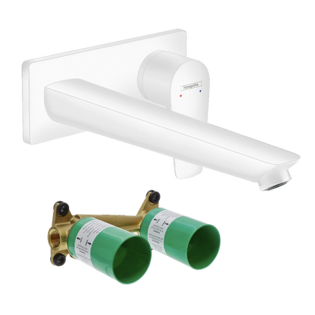 Priekšsienu izlietne ar priekšsienu daļu HANSGROHE Talis E 225 mm, 71734700+13622180