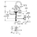Смеситель для умывальника GROHE Concetto L, 32629002