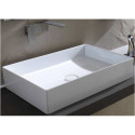 Pastatomas ant stalviršio praustuvas ALICE CERAMICA Hide 600 x 400 (Įvairių plunksnų pasirinkimas)