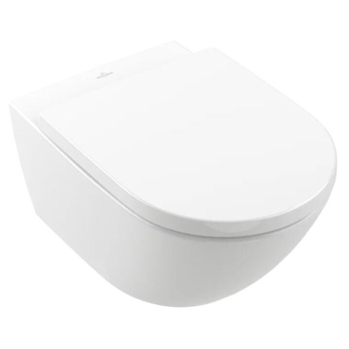Potinkinio WC rėmo (4 in 1 Chrome) yra unitazo rinkinys villeroy & BOCH Subway 3.0 Twist flush su slow close dangčiu is keramiko