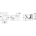 Настенная рама для унитаза (4 в 1 матовый хром) - это туалетный комплект для villeroy & BOCH Subway 3.0 Twist смыв с медленно за