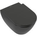 Pre-wall WC frame (4 in 1 Black) is a toilet kit villeroy & boch subway 2.0 with cramic plus coating is soft close cover