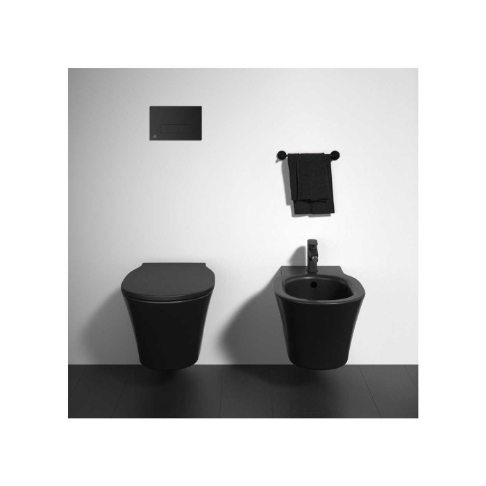 Flush plate IDEAL STANDARD Oleas M2 black-matte, R0121A6