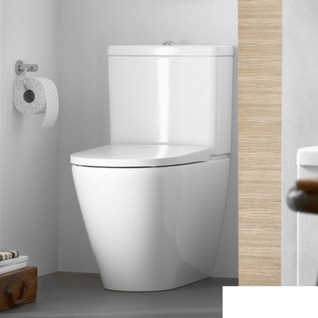 Sisseehitatud WC DURAVIT D-Neo Rimless aeglaselt laskuva kaanega