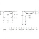 Praustuvas statomas VILLEROY & BOCH Loop & Friends 560x380, 4A4901S5