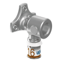 Küünarnukiga fikseeritud metall UPONOR S-Press PLUS 16 x 1/2"" keskmine H 39 mm