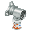 Угловой неподвижный металлический UPONOR S-Press PLUS 20 x 1/2"" средний H 39 мм
