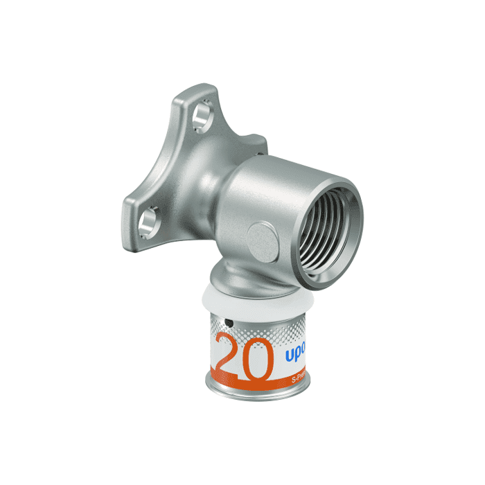 Alkūnė tvirtinama metalinė UPONOR S-Press PLUS 20 x 1/2"" vidurys H 39 mm