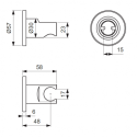 Shower headlight IDEAL STANDARD BC806AA