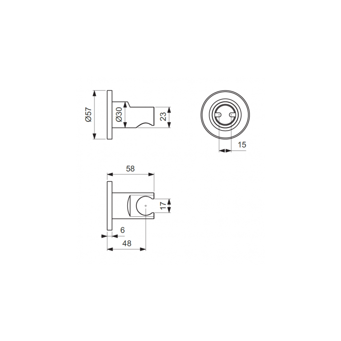 Душевая фара IDEAL STANDARD BC806AA