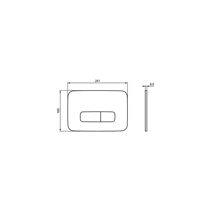 Flush plate IDEAL STANDARD Oleas M3, R0459A2