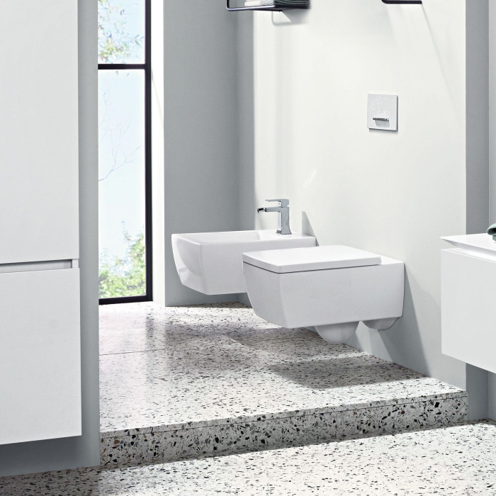 Hanging WC Pot VILLEROY & BOCH Memento 2.0 DirectFlush with thick slow-moving lid, with Ceramic Plus coating