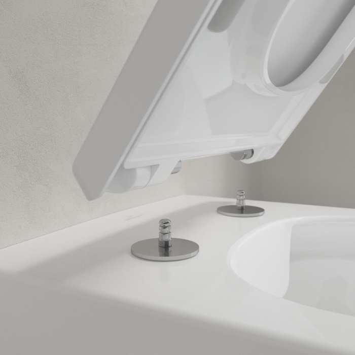 Rippuv WC Pot VILLEROY & BOCH Memento 2.0 DirectFlush aeglaselt liikuva kaanega, Ceramic Plus kattega