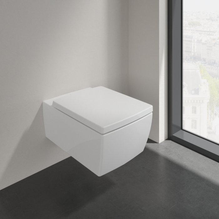 Hanging WC Pot VILLEROY & BOCH Memento 2.0 DirectFlush with thick slow-moving lid, with Ceramic Plus coating