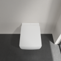 Piekaramais WC Pot VILLEROY & BOCH Memento 2.0 DirectFlush ar biezu, lēni kustīgu vāku, ar Ceramic Plus pārklājumu