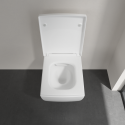 Подвесной горшок для унитаза VILLEROY & BOCH Memento 2.0 DirectFlush с плотной медленно движущейся крышкой, с покрытием Ceramic 