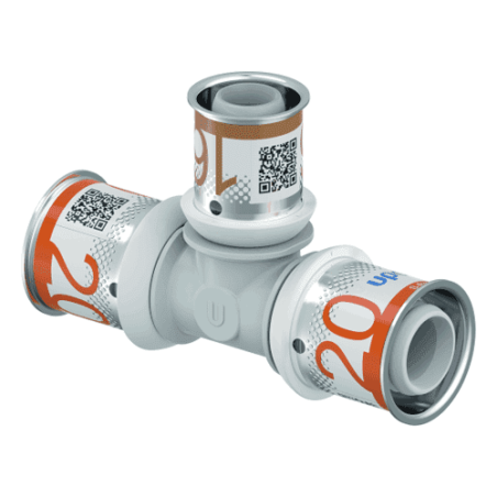 Трехходовой PPSU UPONOR S-Press PLUS 20 x 16 x 20, 1039950