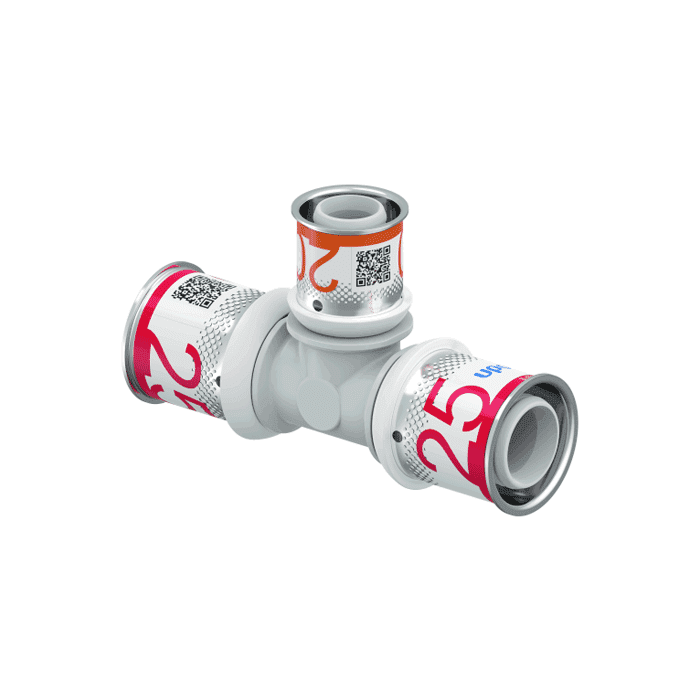 Трехходовой PPSU UPONOR S-Press PLUS 25 x 20 x 25, 1039957