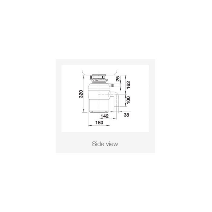 Food waste shredder BLANCO FWD Lite 526646
