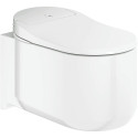 Priekšsienas WC rāmis (5 in 1) ir gudra piekaramā tualete GROHE Sensia Arena Rimless ar bidē
