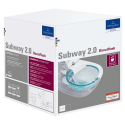 Tualetes rāmis pirms sienas GROHE Rapid SL 5 in 1 + piekaramā tualete VILLEROY & BOCH Subway 2.0 Direct Flush WC ar SlimSeat dan
