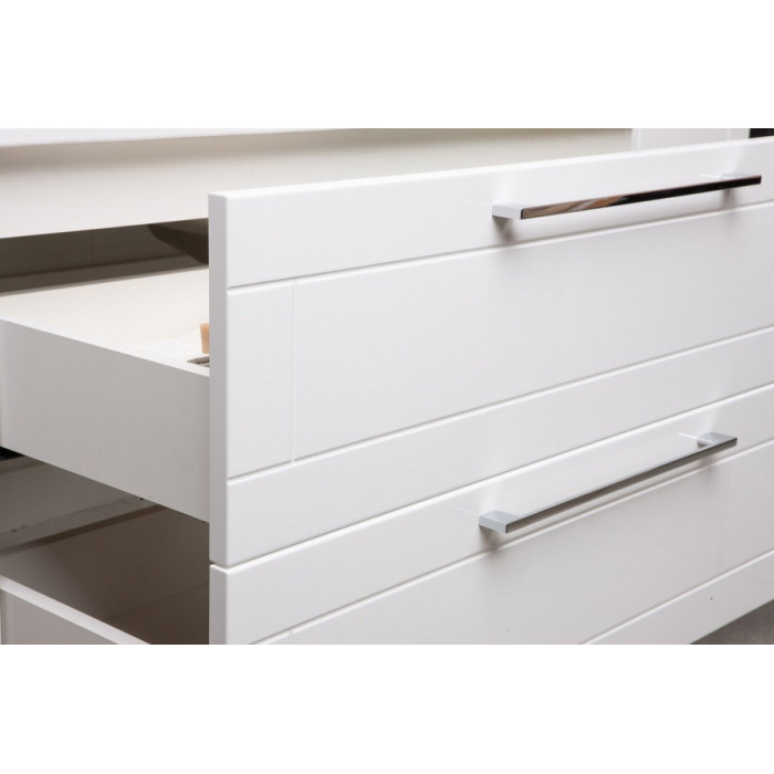 Četrdaļīgi mēbeļu komplekti (ar veļas grozu) KAMĖ 100 cm Serena Retro