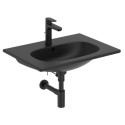 Piekarams vannas istabas skapis ar izlietni IDEAL STANDARD Tesi Tesi 80 cm, melnmatēts