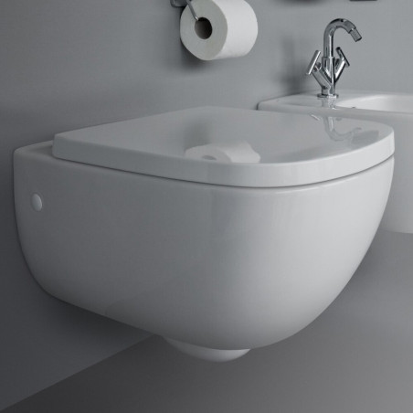 Suspended toilet LAUFEN Palomba Rimless with Slowclose lid