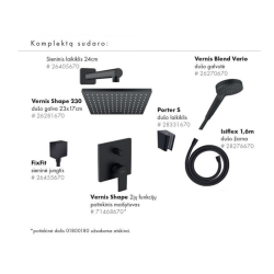 Pre-wall shower sets HANSGROHE Vernis Shape 230