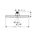 Pre-wall shower sets HANSGROHE Vernis Shape 230
